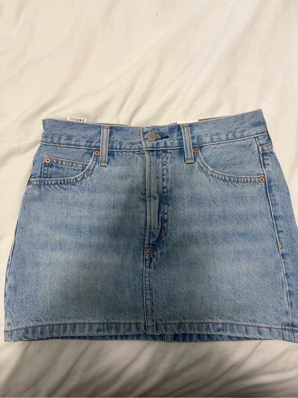 Denim Forum 90s Ricci Denim Mini Skirt
